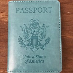Never been used teal passport cover